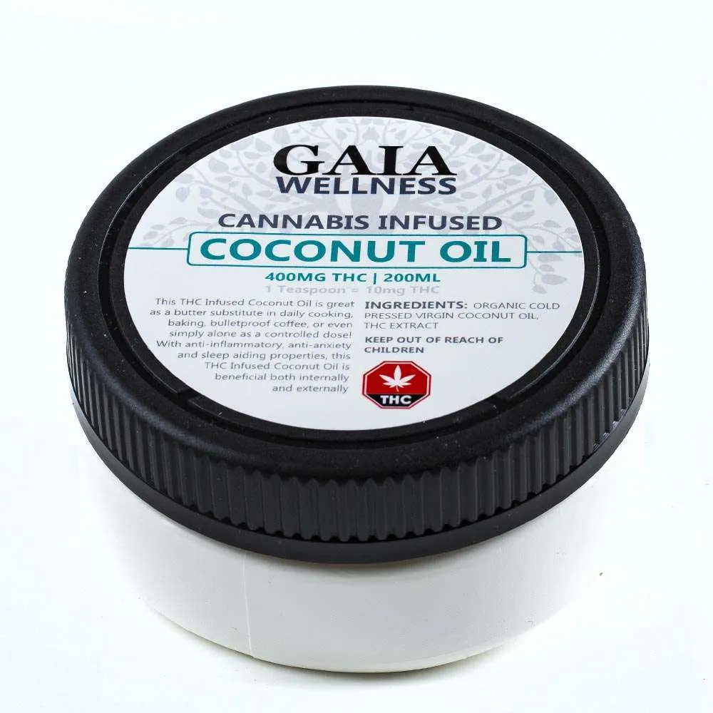 Gaia Coconut Oil THC 200 mg